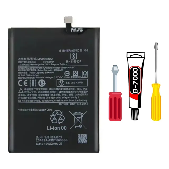 Baterla Para Redmi Note 10 5g | Poco M3 Pro 5g - Bn5a + Kit 