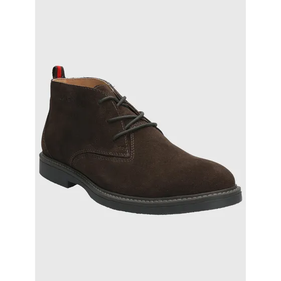 Botin Cuero Hombre New Safari Café Hush Puppies