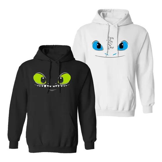 Paquete 2 Sudaderas Para Parejas: Como Entrenar A Tu Dragón