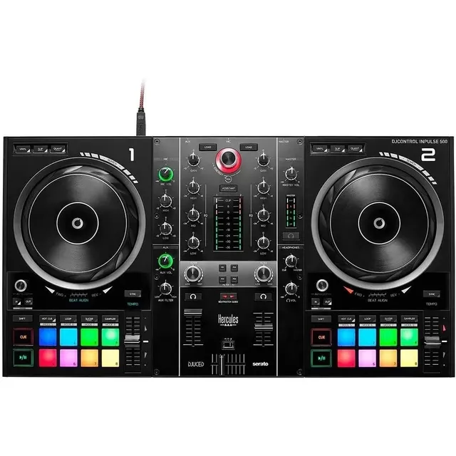 Hercules Inpulse 500 Controlador De Dj Cu Color Negro