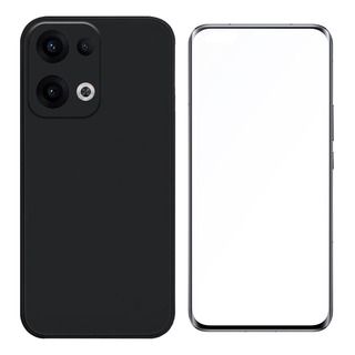 Capa Para Oppo Reno 13f Pro Silicone Borracha Suave+mica Capa Para Oppo Reno 13f Pro Silicone Borracha Suave+mica