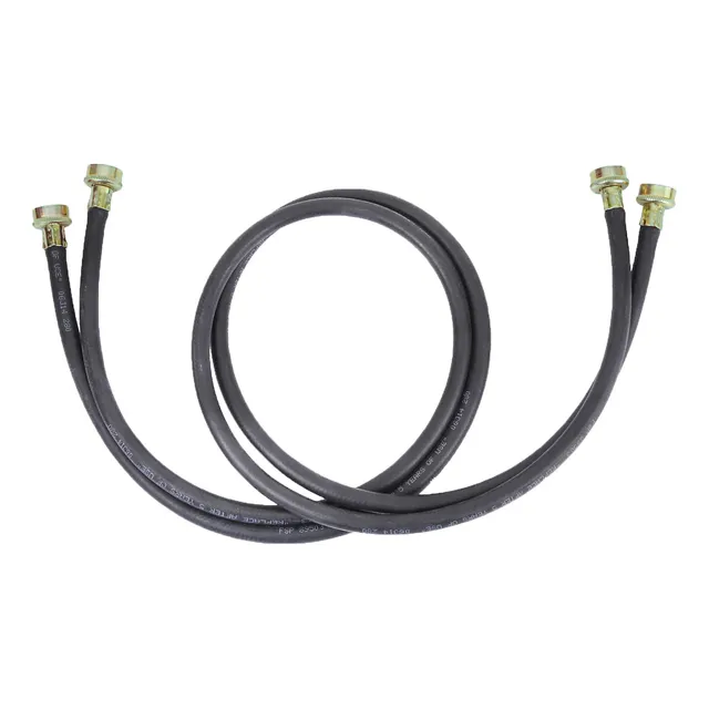 Manguera Con Empacadura Whirlpool Para Lavadoras Negro