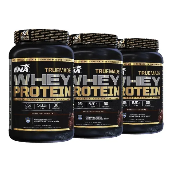3 True Made Ena Whey Protein Suplementos Proteína 