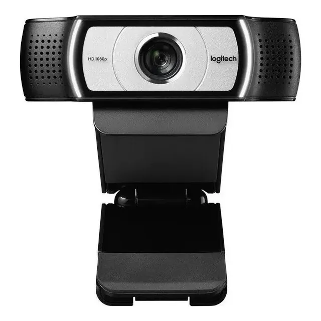 Cámara web C930e Logitech 1080p Cámara HD - 1 año Cor Black
