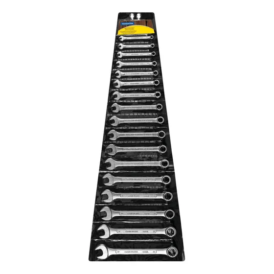 Llave combinada Tramontina 6a22 con 17 piezas 41128217