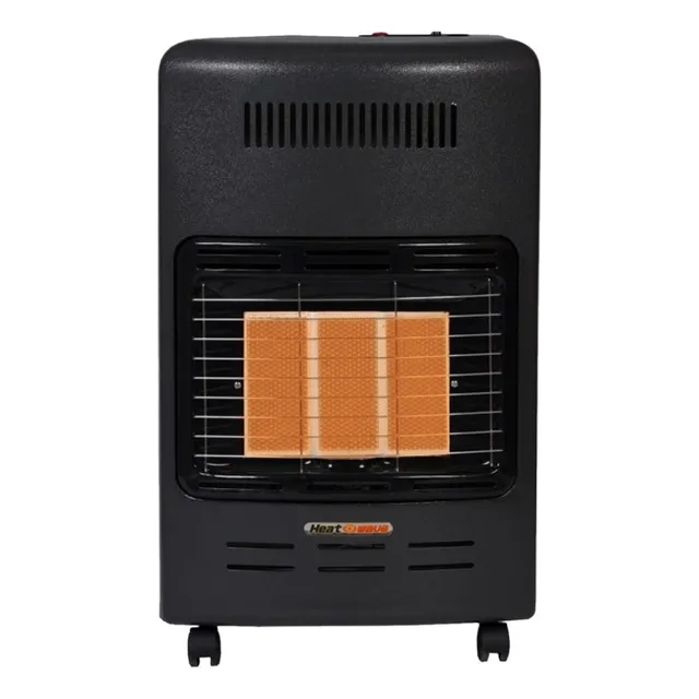Calefactor Gas Lp 3 Radiantes Gris Obscuro Hg3m Heat Wave Color Gris oscuro