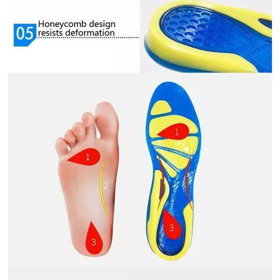 Anti Espolón Y Fascitis Nuevas Plantillas 100% Gel Nuevas