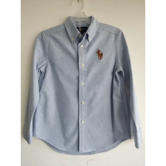 Camisa De Niño Polo Ralph Lauren Talla 7