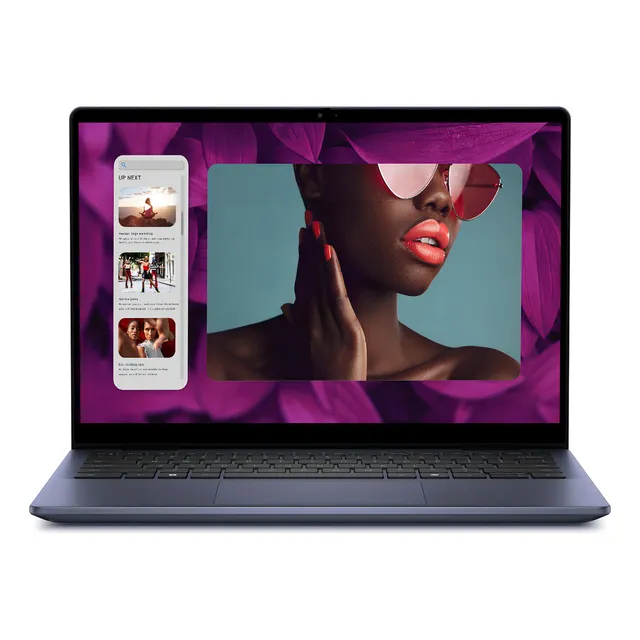 Dell Inspiron 14 2 en 1 con AMD Ryzen 5 8640HS 512GB SSD y 8GB RAM DDR5, Pantalla FHD+ de 14'' Táctil Color Azul Oscuro