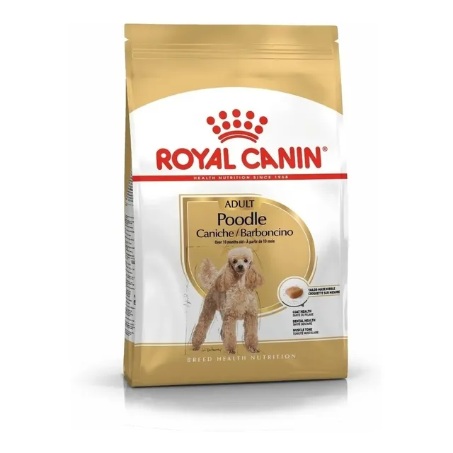 Alimento Royal Canin Breed Health Nutrition Caniche para perro adulto de raza pequeña sabor mix de 7.5 kg