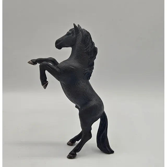 Caballo Mustang Negro Juguete Figura Plástico Niño Regalo