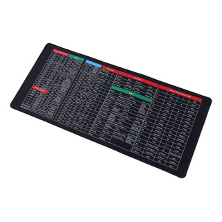Teclado De Atalho Tapete Atalhos Mousepad 15,7 Polegadas De Teclado De Atalho Tapete Atalhos Mousepad 15,7 Polegadas De