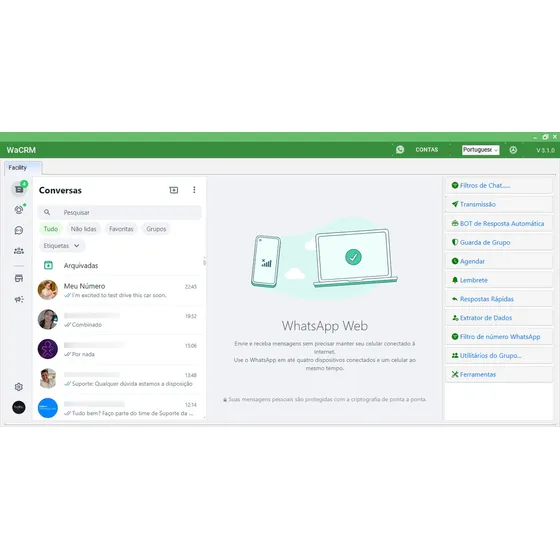 Wa Crm Multi-contas Para Whatsapp + Gerador De Licenças