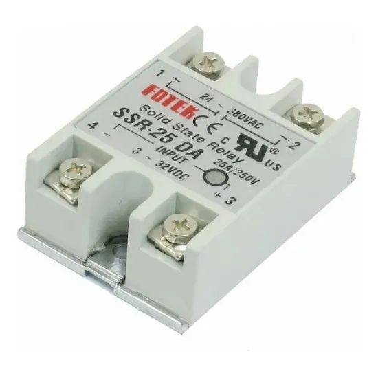 Rele Relay De Estado Solido De 25 A Ac Dc Ssr - 25 Da