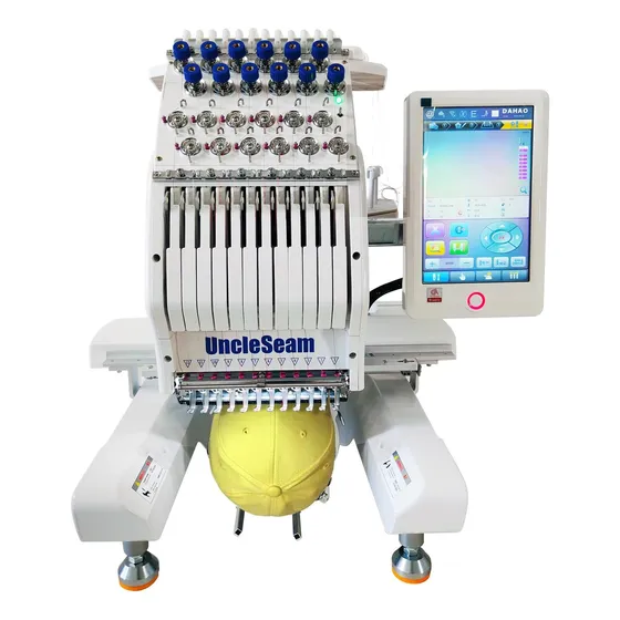 Máquina De Bordar Compacta, 12 Agujas, Pantalla Táctil 10