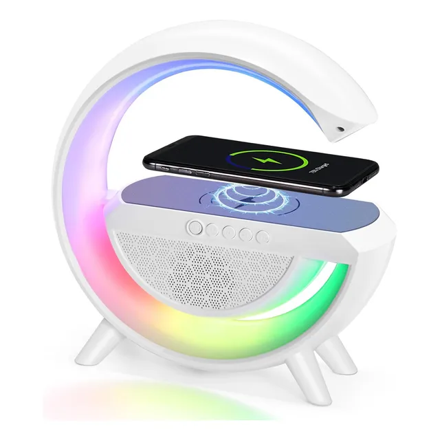 Altavoz Bluetooth Con Cargador De Teléfono Inalámbrico