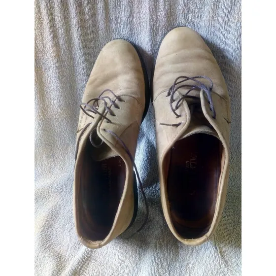 Zapato Gamuza Beige- Valentino -suela - Impecable- Ituzaingo