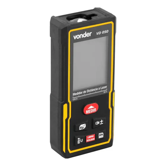 Medidor De Distância A Laser 50m Vd050 Vonder