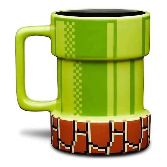 Taza De Café De Cerámica Warp Pipe Cup, Regalo Para Jugadore