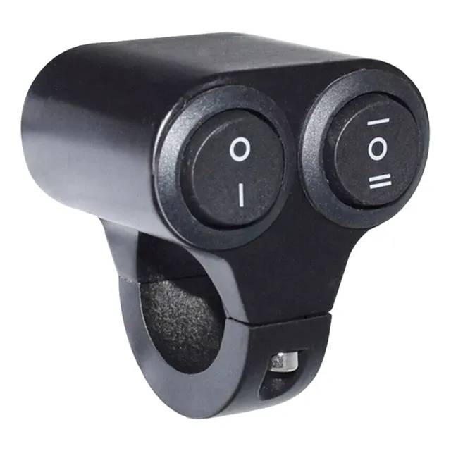 Switch Cnc Moto Aluminio 2 Puntos Cafe Racer 2 Teclas Cuatri