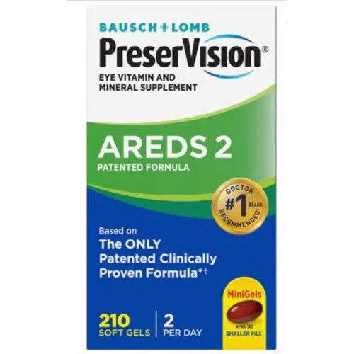 Preservision Areds 2, 210 Cápsulas Blandas Sabor Sin Sabor