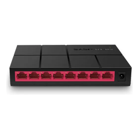 Switch Mercusys Ms108g 8 Puertos Gigabit 10/100/1000 Mpbs