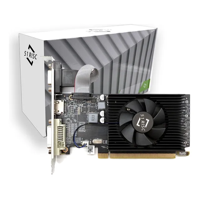 51risc Amd R5 230 Tarjeta Gráfica Pci-e De Bajo Perfil 2g Gd