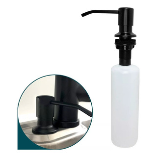 Dispensador De Detergente Negro Para Encimera De 300 Ml De A Dispensador De Detergente Negro Para Encimera De 300 Ml De A