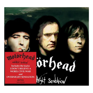 Cd Motorhead - Overnight Sensation - Digipack Novo!! Cd Motorhead - Overnight Sensation - Digipack Novo!!