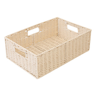 Cubo De Almacenamiento Con Tapa, Cesta De Ratán Cubo De Almacenamiento Con Tapa, Cesta De Ratán