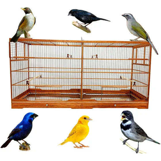 Gaiola Voadeira ,coleiro ,trinca Ferro ,azulão ,curio ,sabia