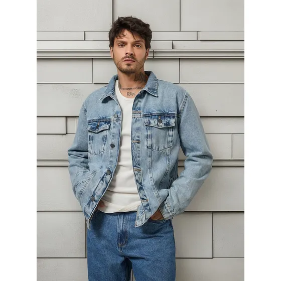 Jaqueta Jeans Oversized