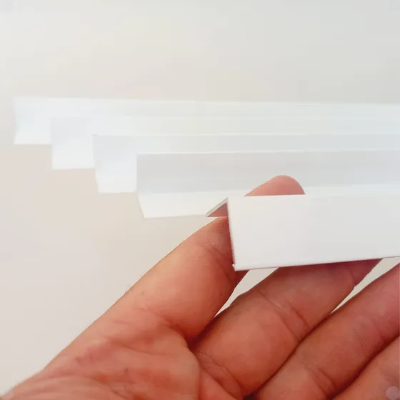Cantoneira Canto Aluminio Puro 2 Metros - Abas 2cm X 2 Cm 