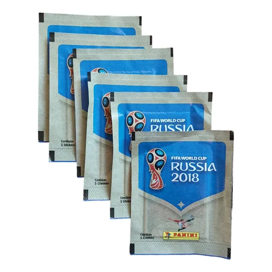 Pack 50 Sobres Mundial Rusia 2018 Panini