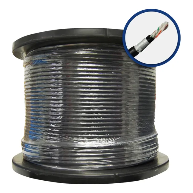 Cable Utp Gel Cat6a 23awg R-cmr Osp6au 0101000 Belden Exter.