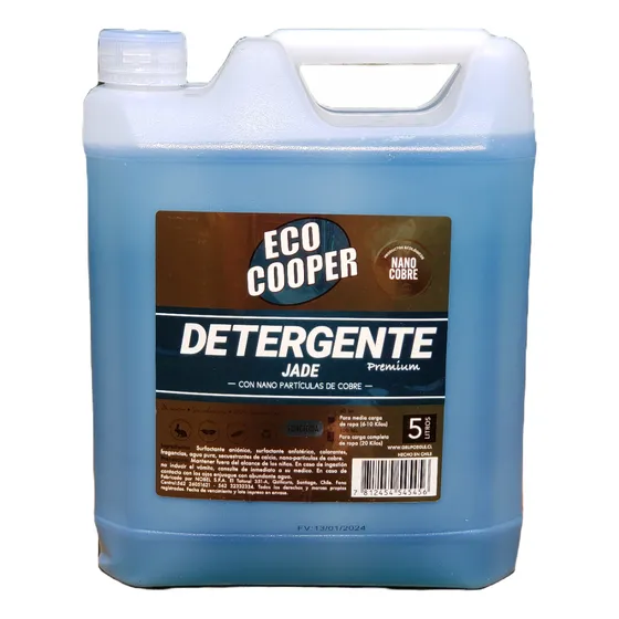Detergente Premium Jade Con Nanopartículas De Cobre 5lt