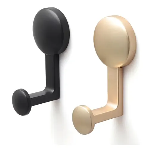 Perchero Soporte Gancho Pared Con Tornillos Metal Resistente