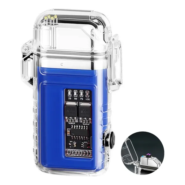 Encendedor Plasma  Linterna Electrico Impermeable Recargable