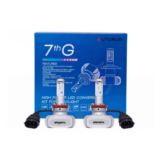 Faro Led Alta Y Baja Con Chip 180° Alta Gama 8000lm Real 50w
