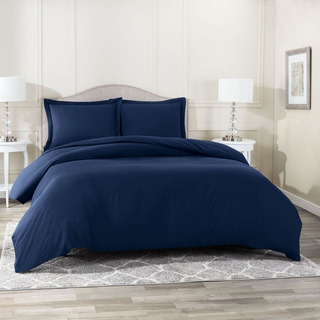 Kit Capa De Edredom King Com Zíper + Fronhas 400 Fios Duvet Kit Capa De Edredom King Com Zíper + Fronhas 400 Fios Duvet