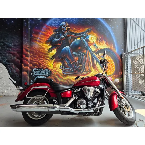 Yamaha Vstar 1300 07 Titulo Limpio Checala!!!!!!!!!!!!!!!!!