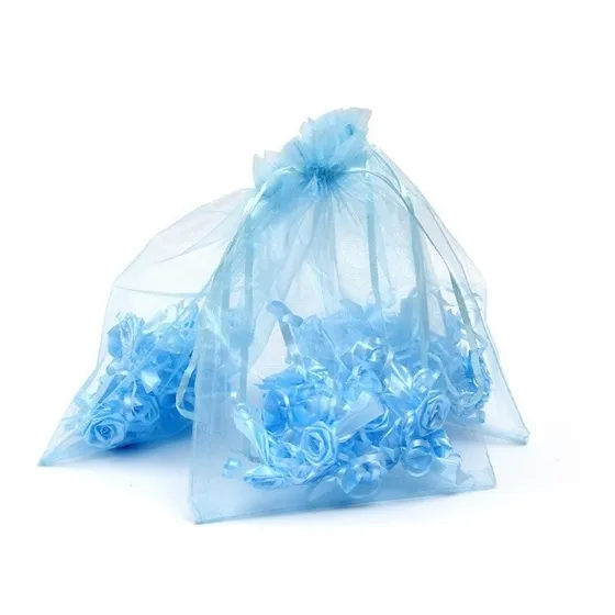 Bolsas De Organza Tela 7x10 Cm X25 Uni, Todos Los Colores