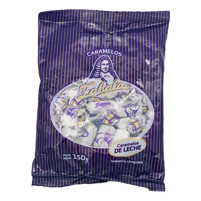 Caramelos Zabala De Dulce De Leche 150grs