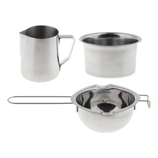 3 Piezas De Acero Inoxidable For Derretir Velas De Cera Con 3 Piezas De Acero Inoxidable For Derretir Velas De Cera Con