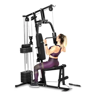 Estação De Musculação Academia Podiumfit Me100 - 55kg Estrutura Preto Estofamento Preto Estação De Musculação Academia Podiumfit Me100 - 55kg Estrutura Preto Estofamento Preto