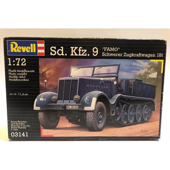 Vehiculo Para Armar Revell Semioruga Famo Kfz9 1/72