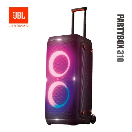 Parlante JBL PartyBox 310 portátil con bluetooth waterproof negro 220V
