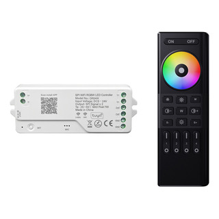 Controlador Led Tuya Wifi Rgb Ic Led Set Rf Remote Controlador Led Tuya Wifi Rgb Ic Led Set Rf Remote