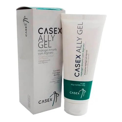 Curativo Ally Gel Pomada Hidrogel Com Alginato 85g - Casex