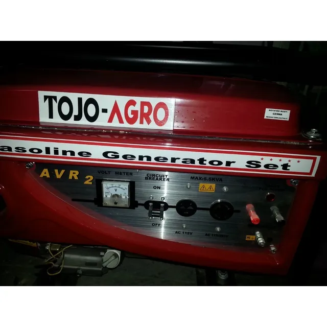 Planta Electrica Tojoagro 5.5 Kva, 115/220 Voltios
